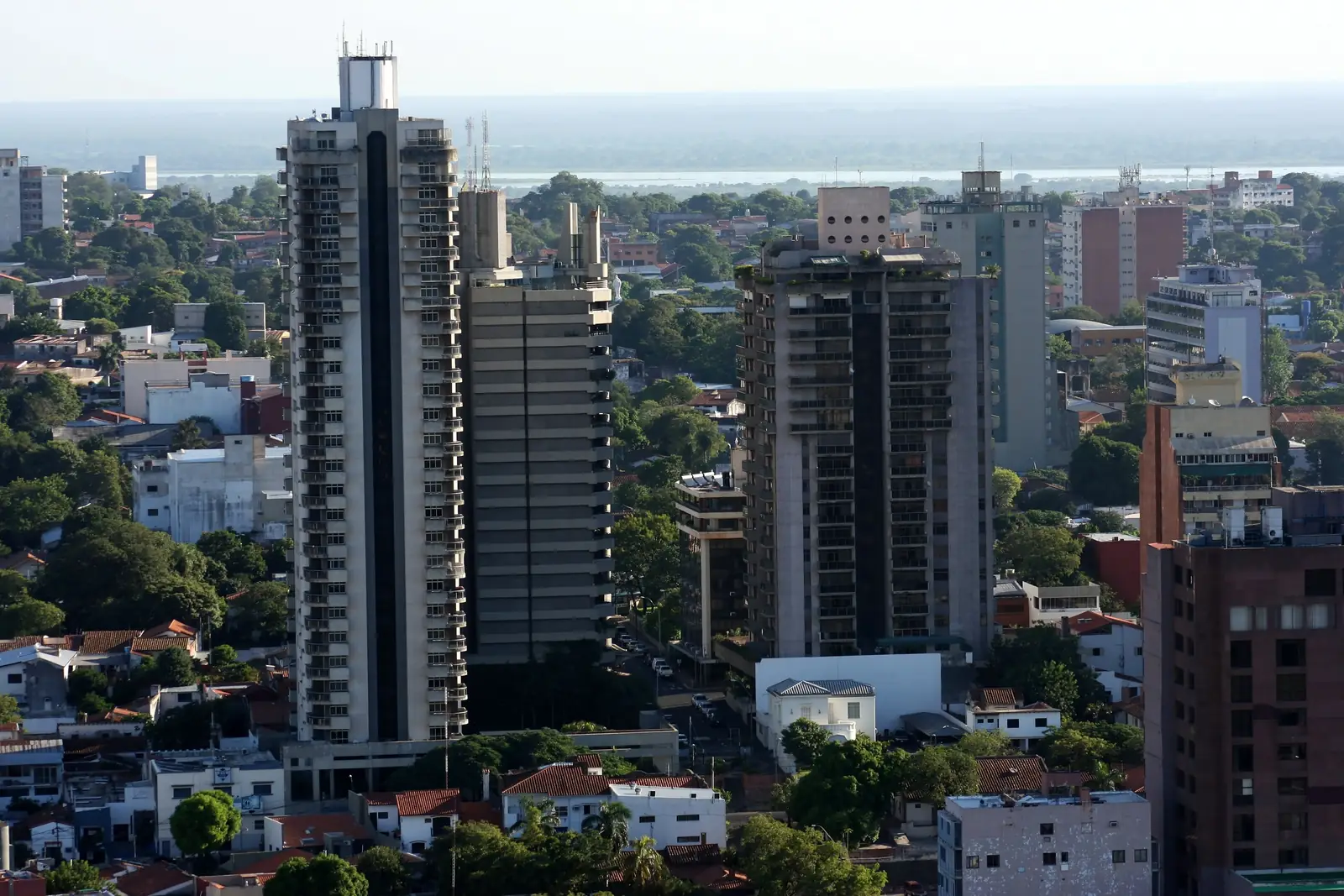 Apartment towers in Asunción, the kind of rental property that can carry Paraguay residency through real estate under the Investor Pass