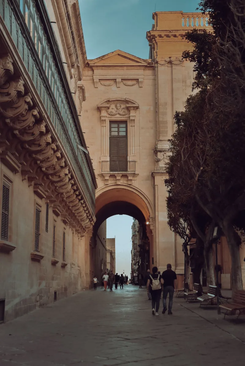 Historic Valletta architecture in Malta, weighed against life in Paraguay