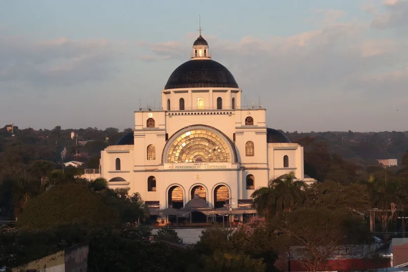 The basilica in Caacupé, Paraguay, a relocation destination for Nigerians seeking residency
