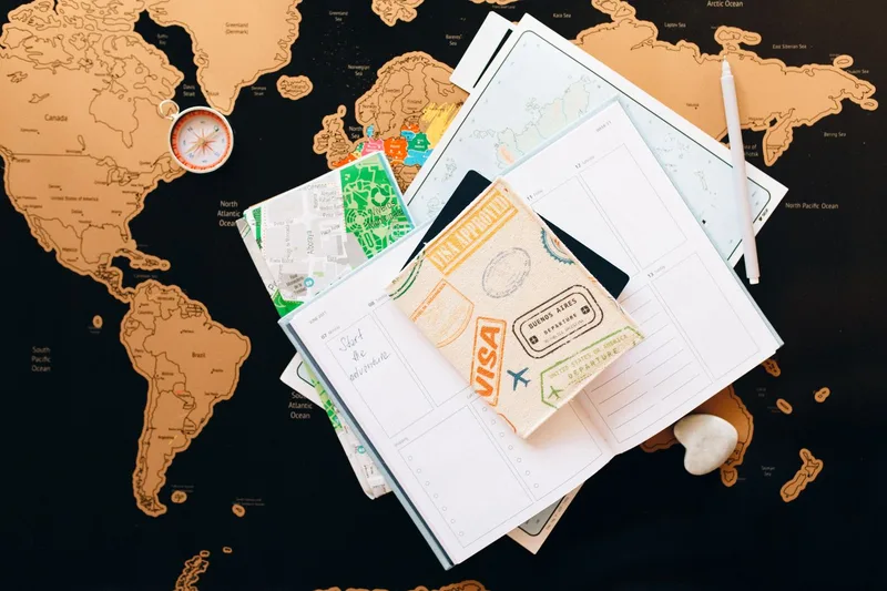 A passport and boarding pass illustrating Paraguay residency and mobility for Tanzanians